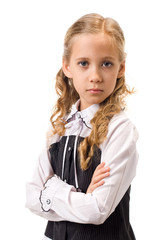 Portrait of a young beautiful girl