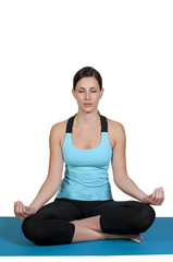 Fototapeta premium Woman Doing Yoga