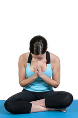 Fototapeta premium Woman Doing Yoga