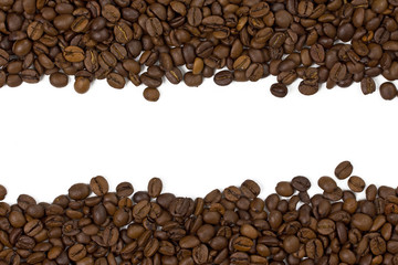 Beautiful coffee beans background