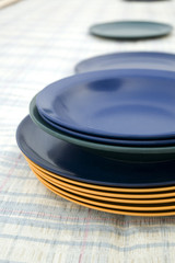 colorful dishes