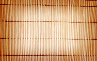 brown bamboo matting background and texture