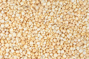dried halves peas  as food background