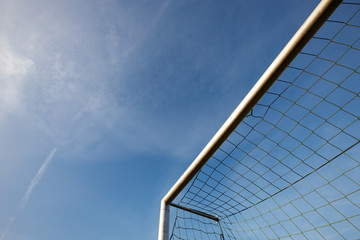 Fußballtor mit Textfreiraum © Christian Schwier