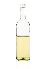 Wine bottle without label.