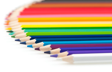 Set of color pencils