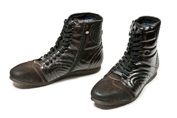 Leather shoes