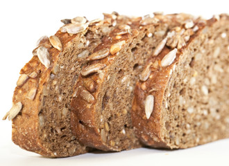 Bread. Three slices.