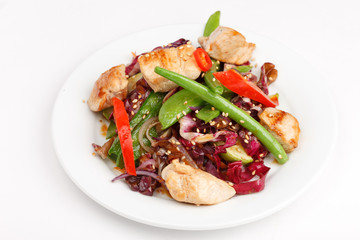 meat with vegetables