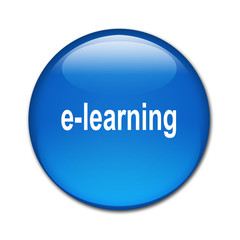 Boton brillante texto e-learning