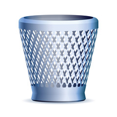 Trash can, vector eps version 8