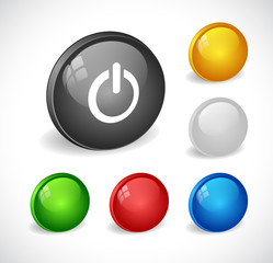 Color 3d buttons for web.