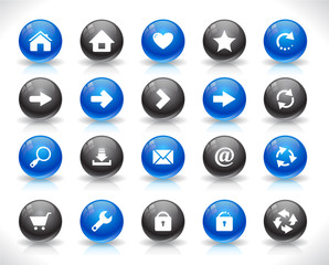 Buttons for web. Vector.