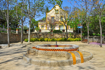 Can Boixeras Park, in Hospitalet de Llobregat, Spain