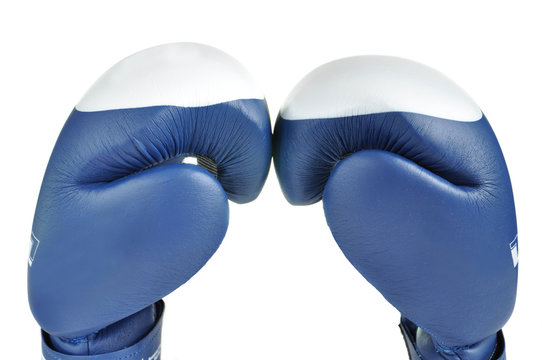 Boxing gloves isolated on white background