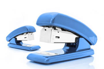 Blue staplers