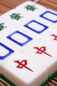 Mahjong, very popular game in China