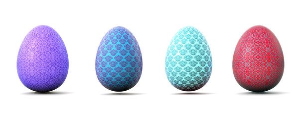 retro Ostereier brokat