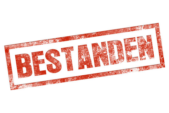 BESTANDEN button