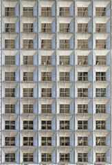 Fototapeta na wymiar Windows of office buildings
