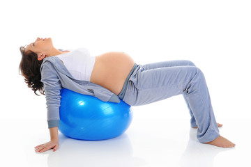 Beautiful pregnant woman