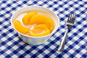canned peach