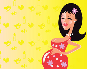 Baby very soon pregrant woman