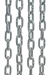 Four steel chains