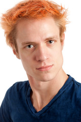 Orange Hair Head Shot