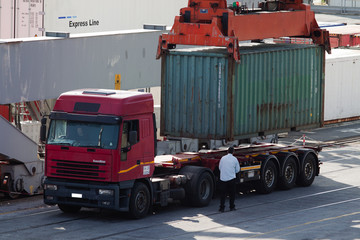 container trucks