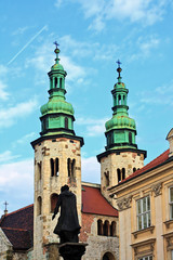 Fototapeta na wymiar St Andrews kościół, Kraków, Polska