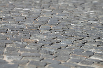 Cobblestone road