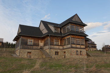 old house in the Polish mountains