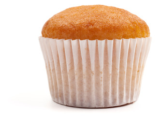 Muffin isolated on white