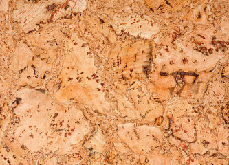 Rough cork board