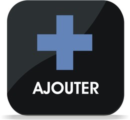 Fototapeta premium bouton ajouter