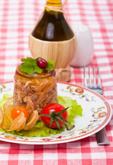Food - tasty course - meat jelly
