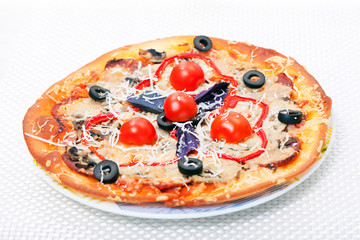Food - tasty  italian pizza