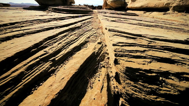 Natural Rock Erosion in Close-up
