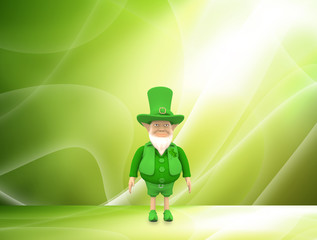 3d Patrick With Imaginary Background