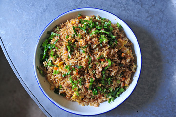 fried rice with vegetables