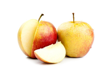 Naklejka na ściany i meble two fresh apples