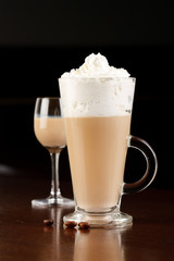 coffee with cream liqueur