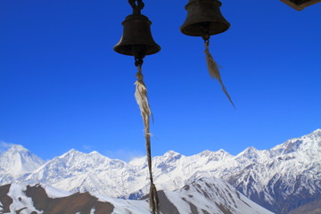 Himalayas view from Muktinath