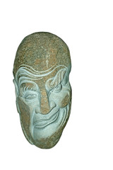 exaggeration face - stone carving works