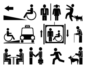 Poster People icons, pictograms