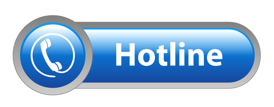 HOTLINE Web Button (customer service call us support helpline)