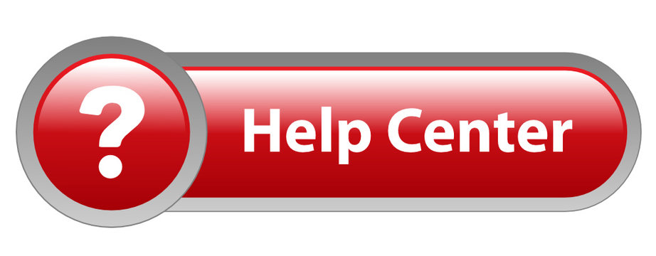 HELP CENTER Web Button (support hotline customer service q & a)