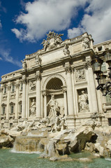 Trevi Fountain in Rome, Italy