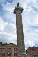 Fototapeta premium Architecture in Piazza Colonna, Rome